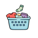 Clothes in Hamper