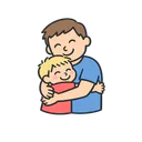 Squeeze Hug Dad